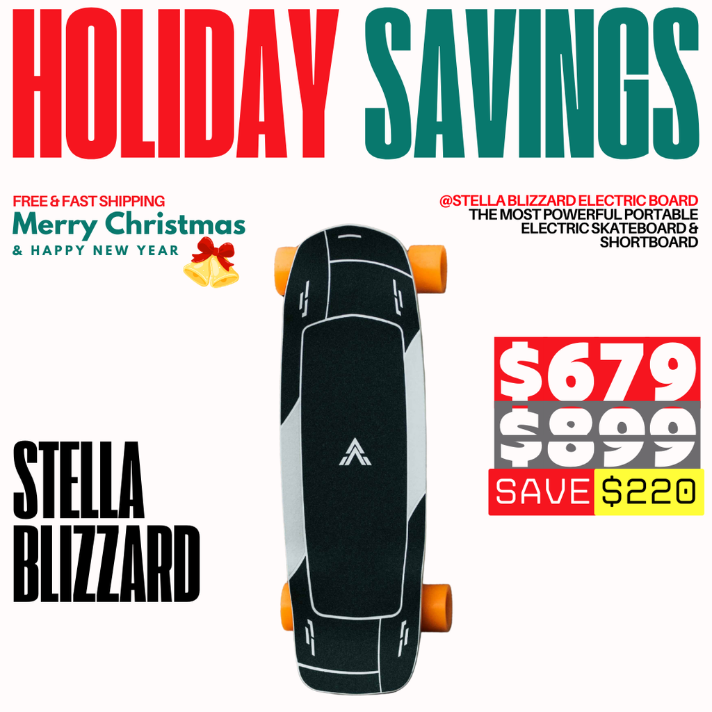 ボード Modern amusement 144 × ビンディング STELLA Acedeck® Stella Blizzard-Most Powerful Portable Electric Skateboard &