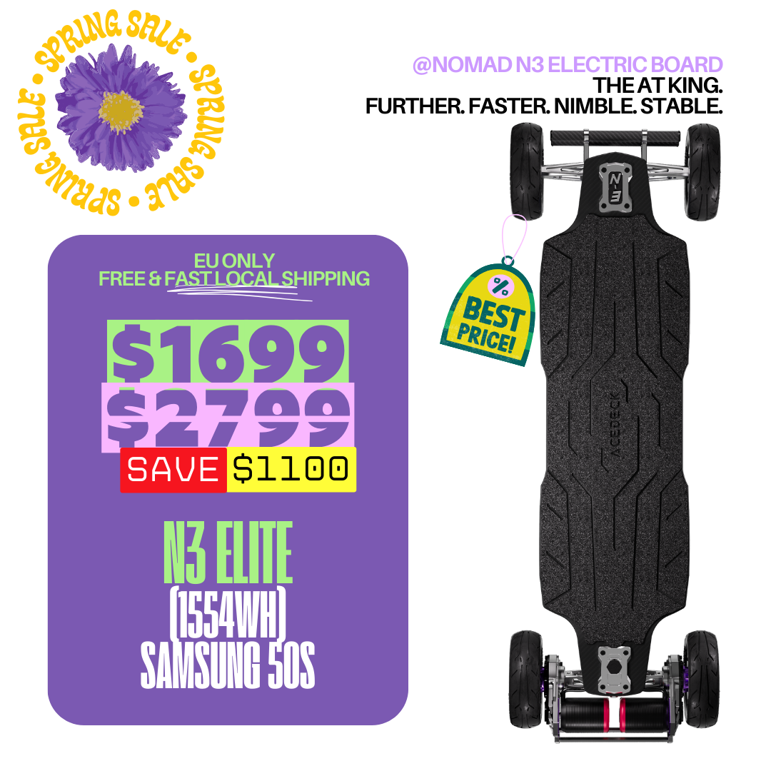 Acedeck® Nomad N3 Electric Skateboard