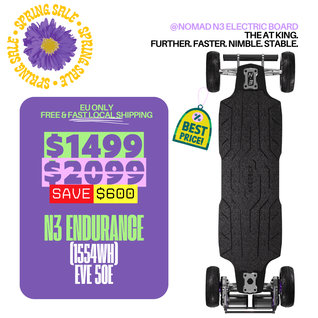 Acedeck® Nomad N3 Electric Skateboard