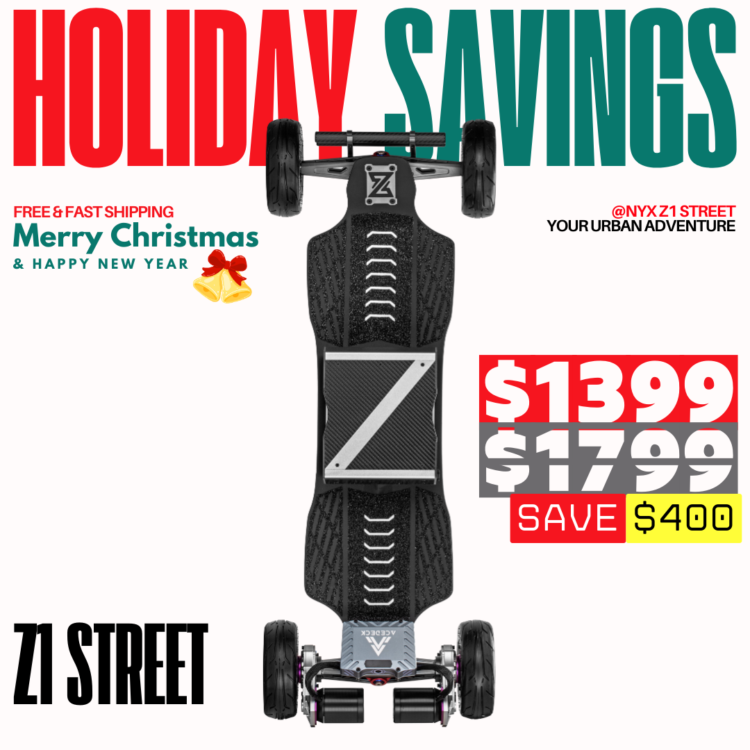 Acedeck® Nyx Z1 Electric Skateboard 2.0