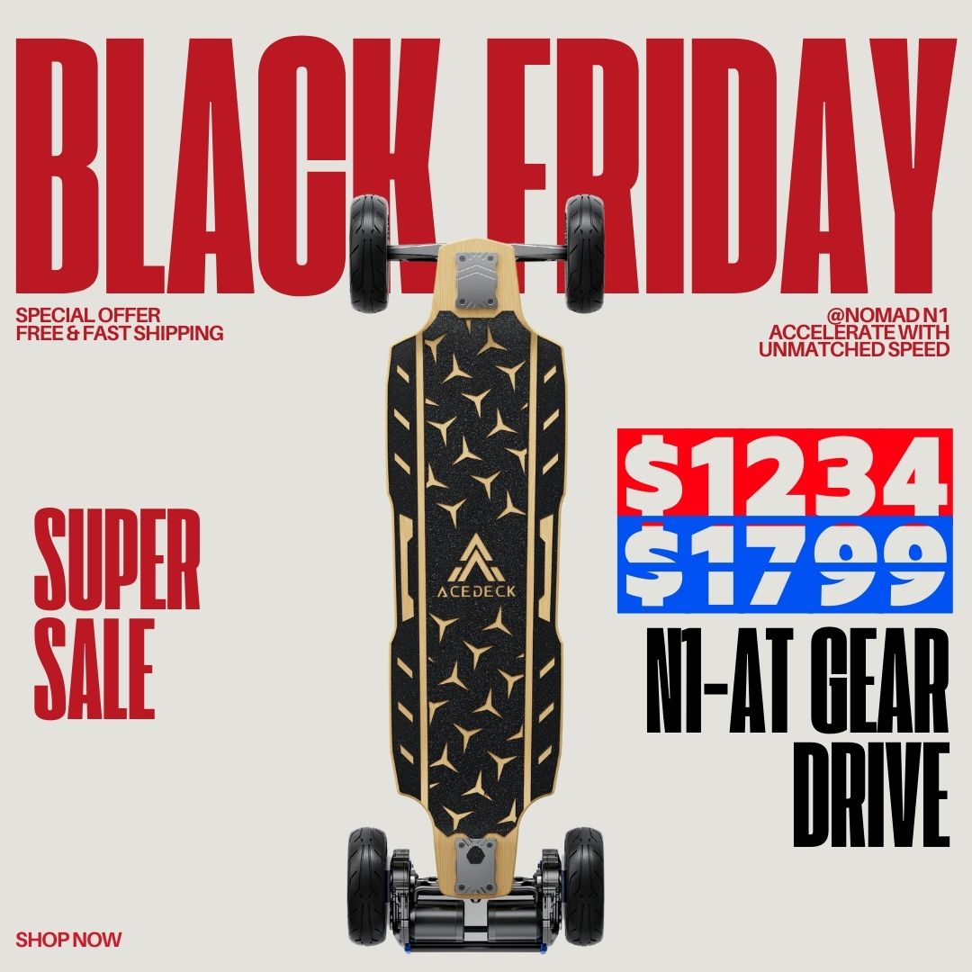 Acedeck® Nomad N1 Electric Skateboard-Clearance Sale