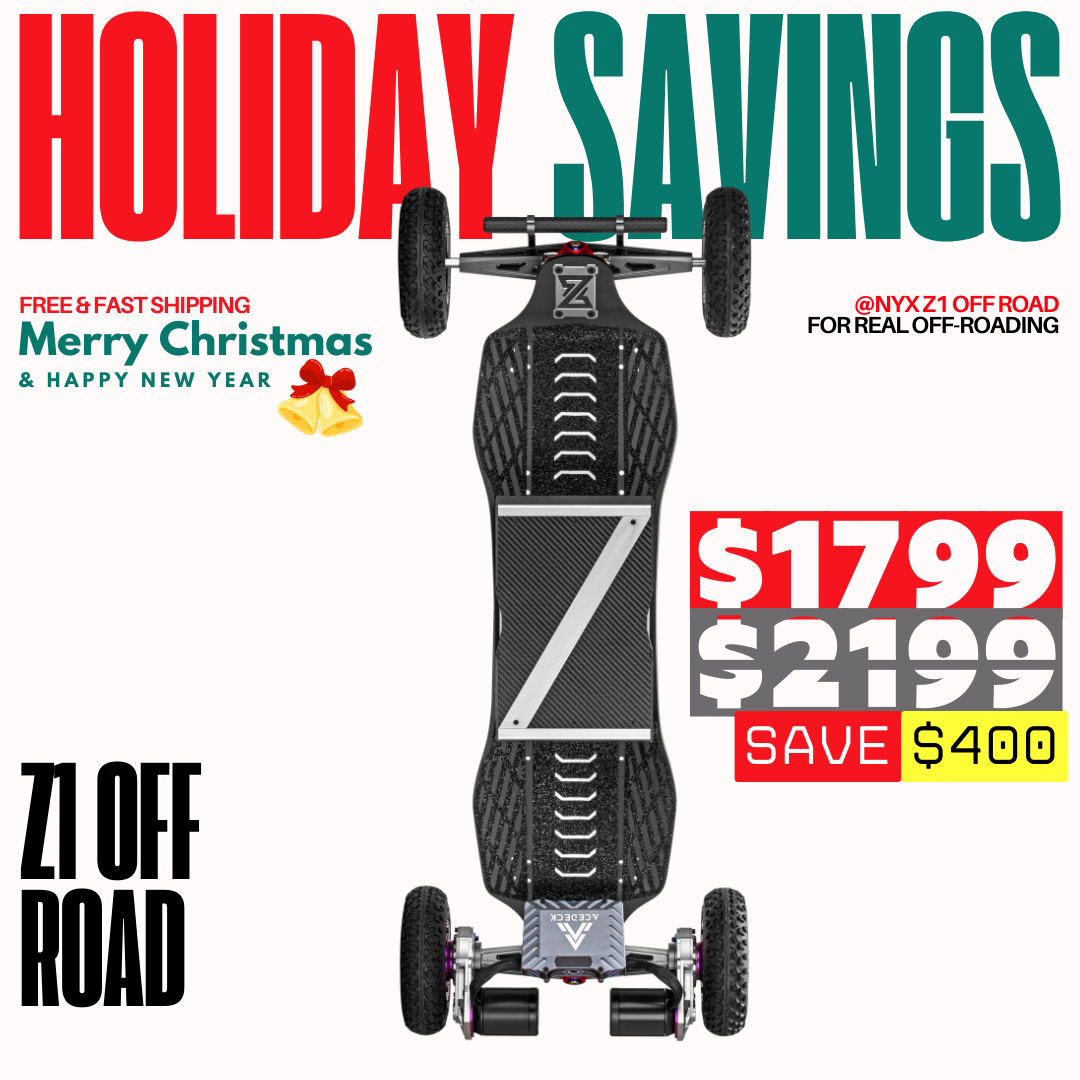 Acedeck® Nyx Z1 Electric Skateboard 2.0