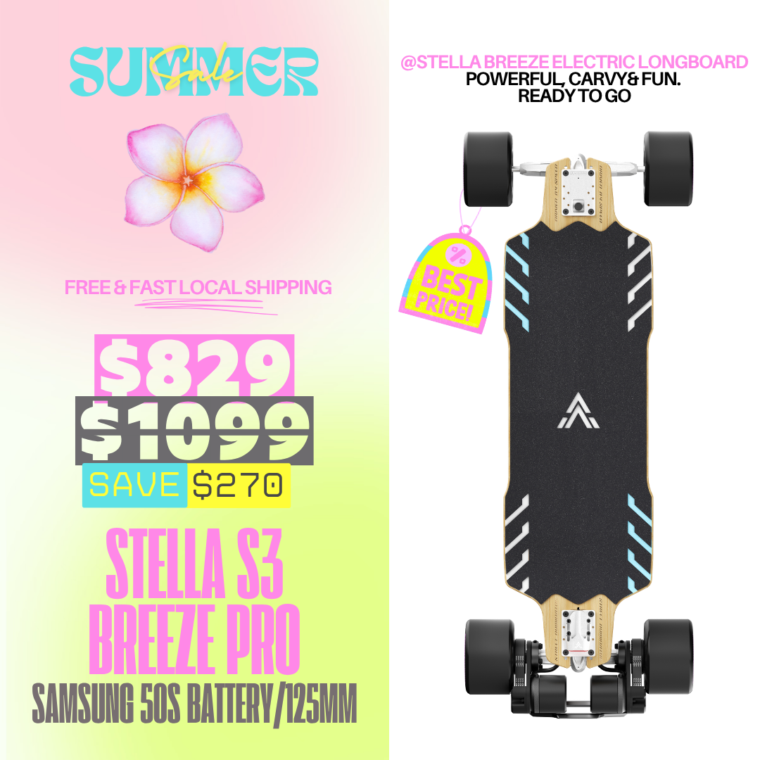 Acedeck® Stella S3 Breeze Electric Longboard-Powerful& Long Range