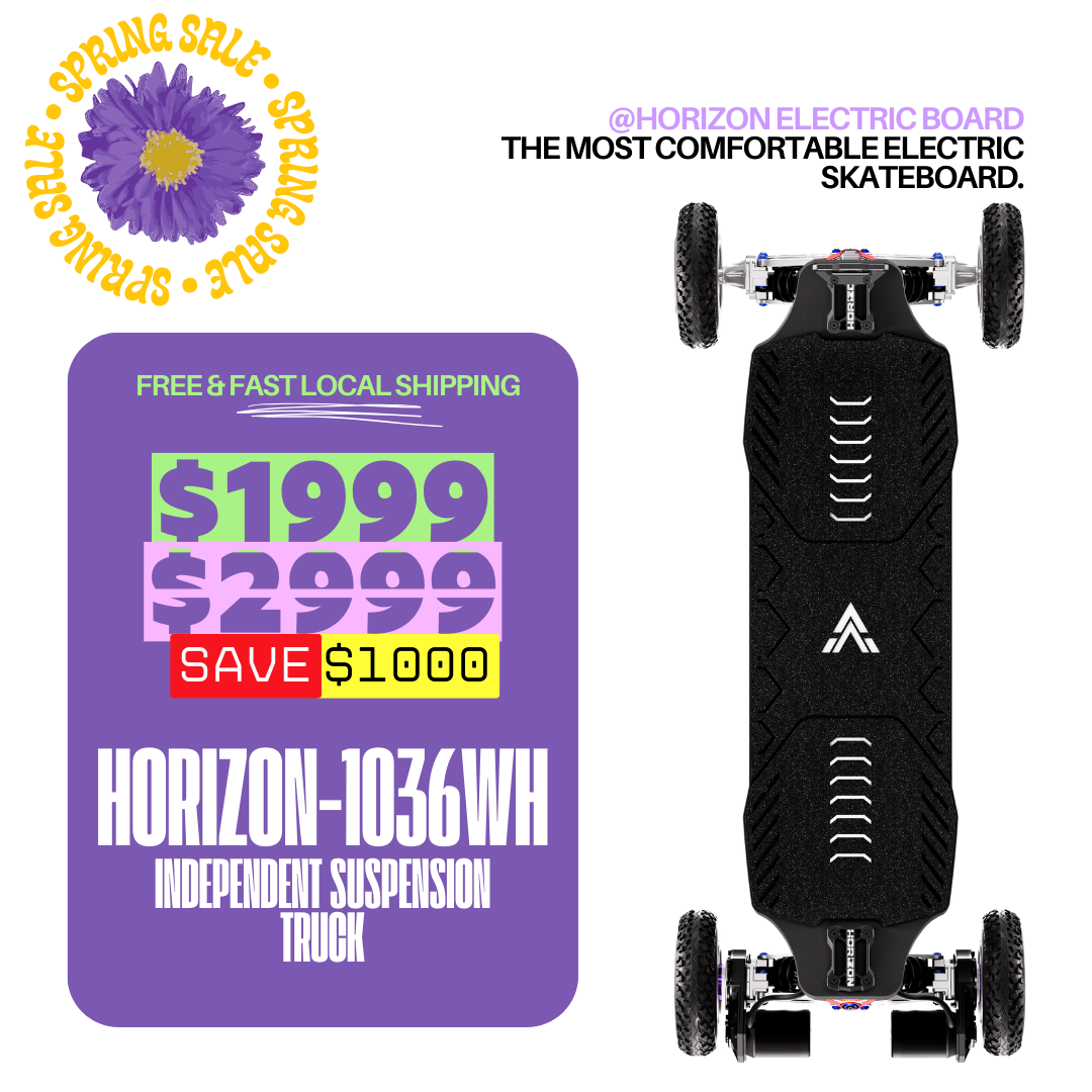 Acedeck® Horizon Electric Skateboard- Best Independent Suspension Electric Skateboards