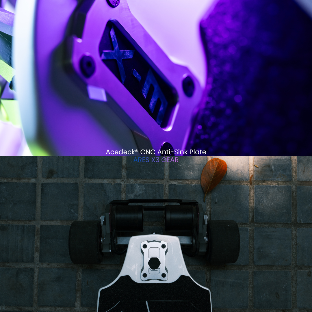 Acedeck® CNC Anti-Sink Plate-Electric Skateboard