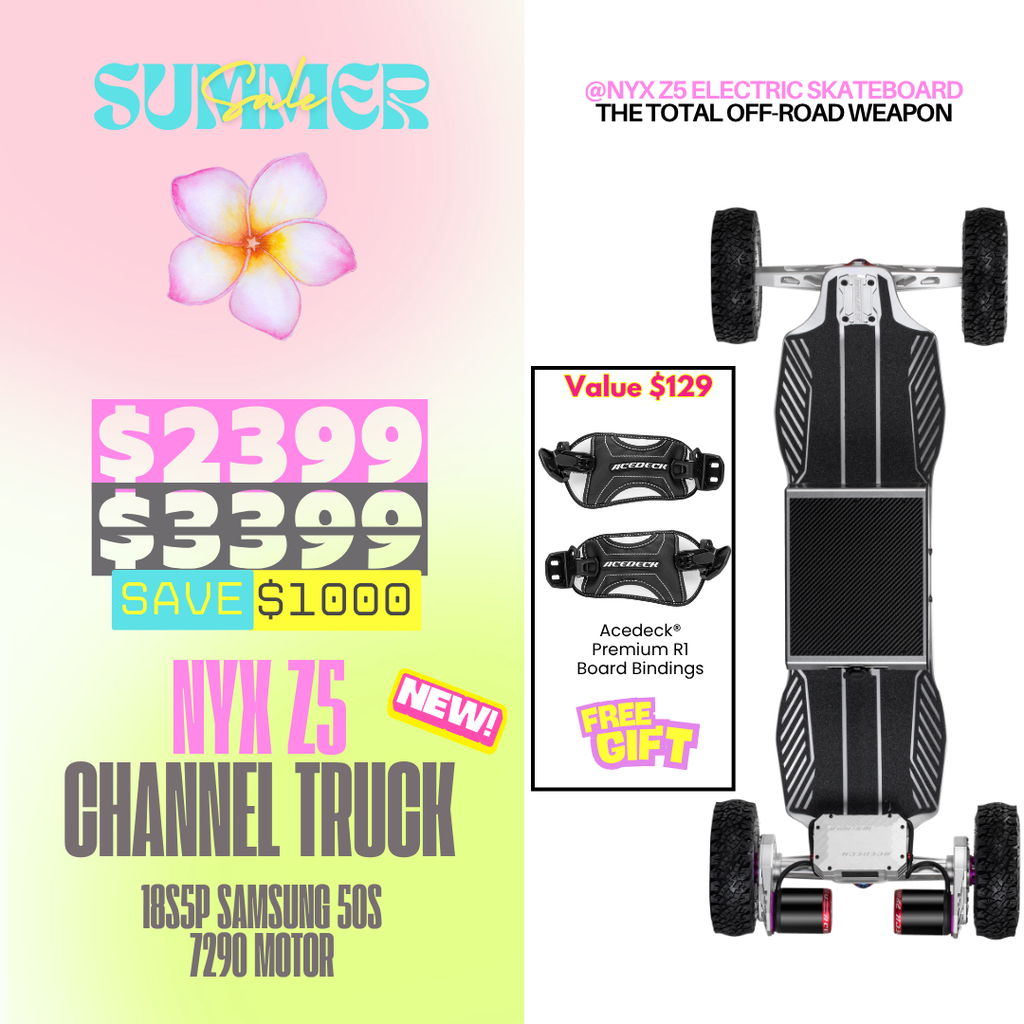 Acedeck® Nyx Z5 Off-road Electric Skateboard-THE TOTAL OFF-ROAD WEAPON