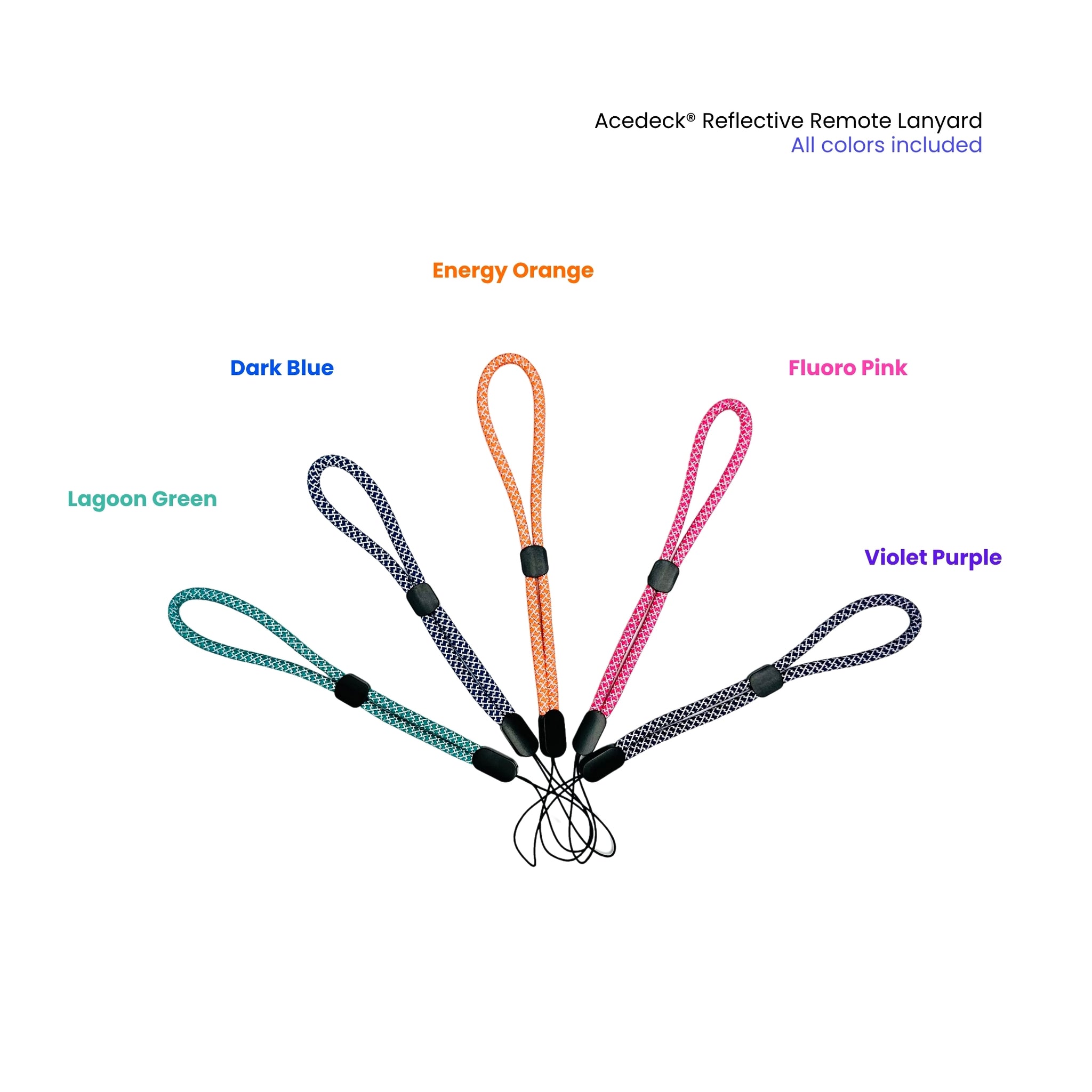 Acedeck® Reflective Remote Lanyard