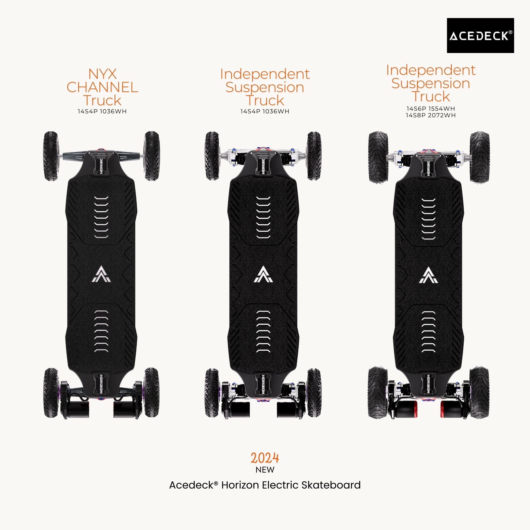 Acedeck® Horizon Electric Skateboard