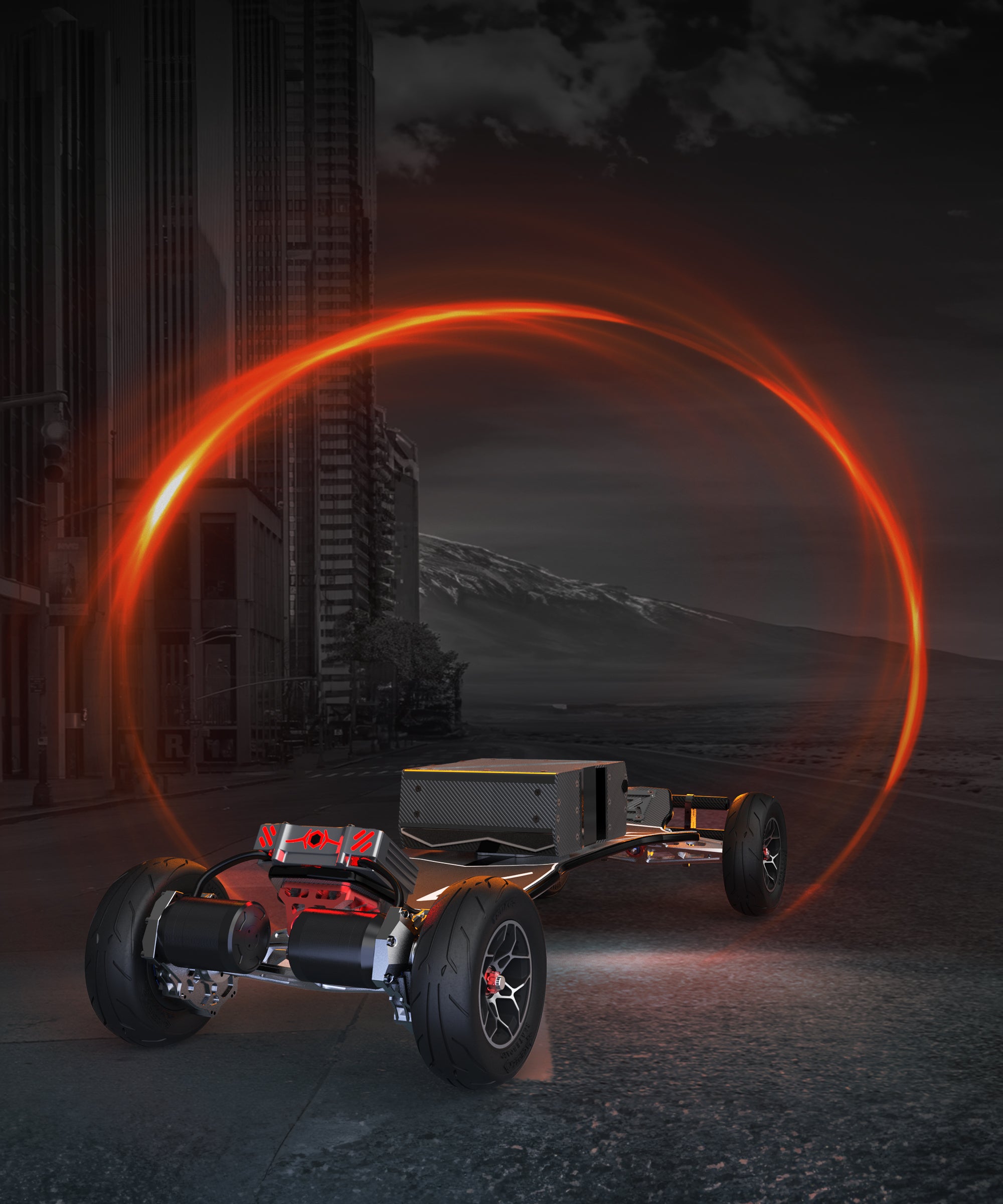 Acedeck® Nyx Z1 Off-road Electric Skateboard Street Edition Acedeck® Nyx Z1 Off-road Electric Skateboard Street Edition