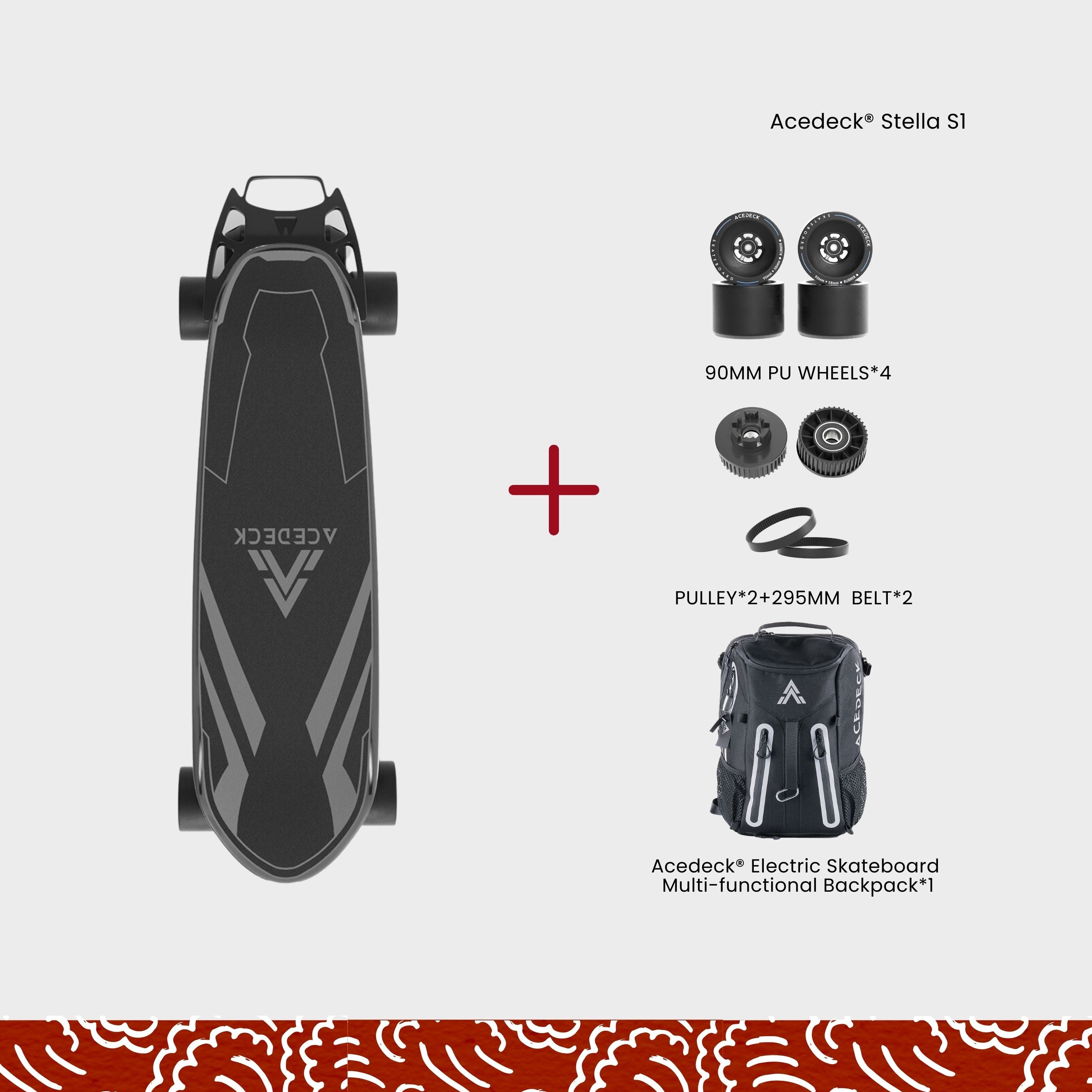 Acedeck® Stella S1 Electric Skateboard【Boss Special Offer】