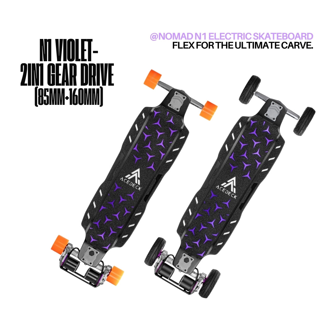 Acedeck® Nomad N1 Electric Skateboard-Best DKP All-terrain Electric Skateboard Acedeck® Electric Skateboards