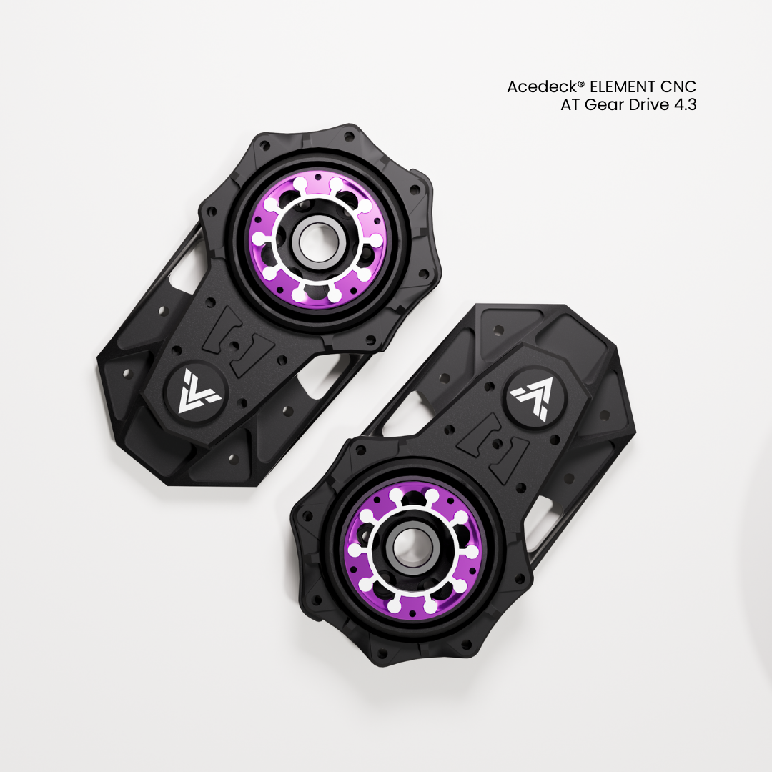 Acedeck® ELEMENT CNC AT Gear Drive 4.0/4.3 Kit-100% Steel