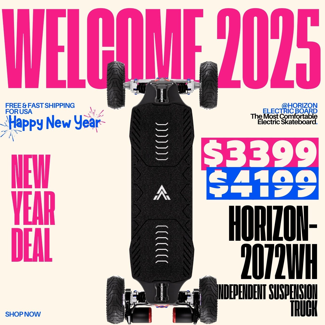 Acedeck® Horizon Electric Skateboard-Flash Sale