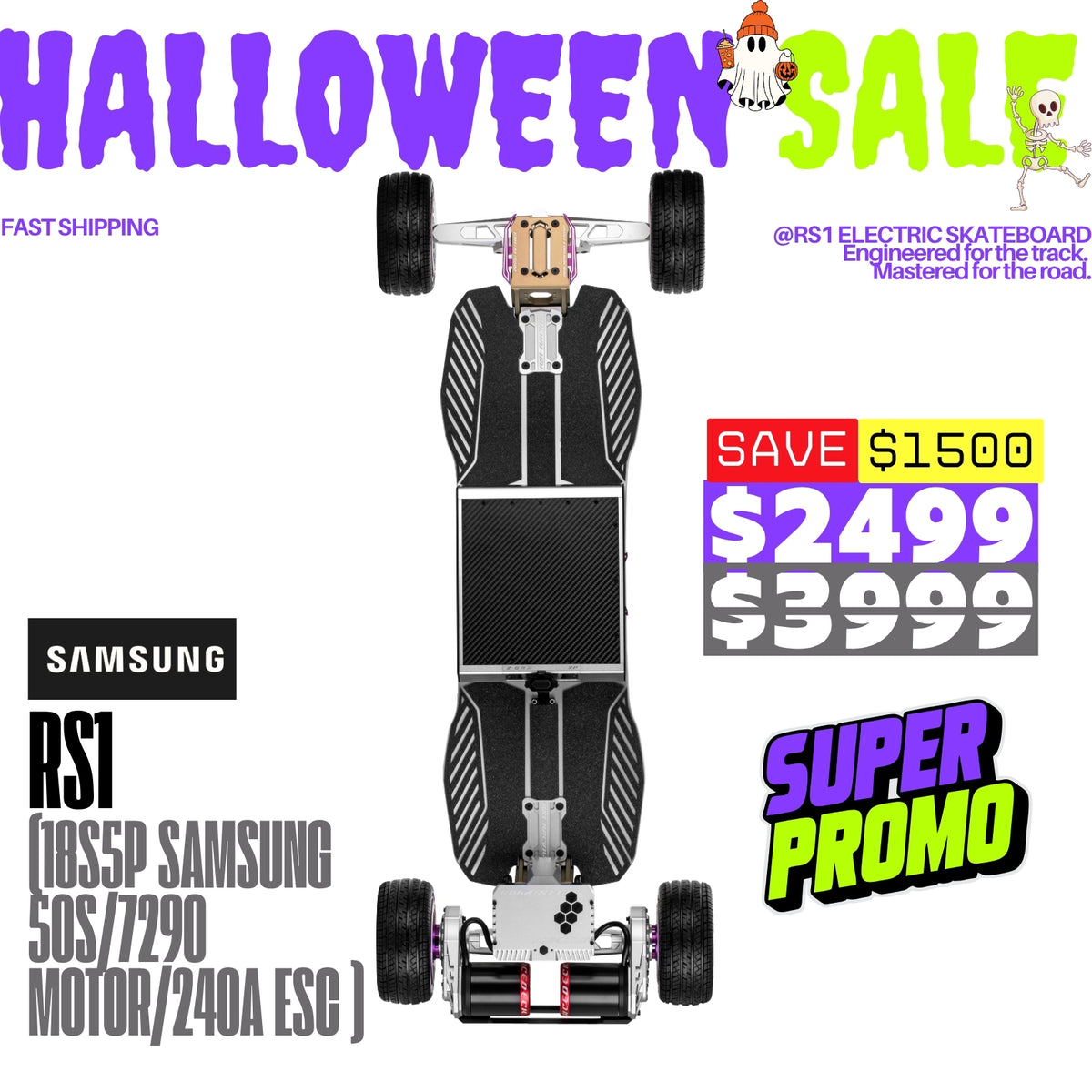 Acedeck® RS1 Electric Skateboard Acedeck® Electric Skateboards