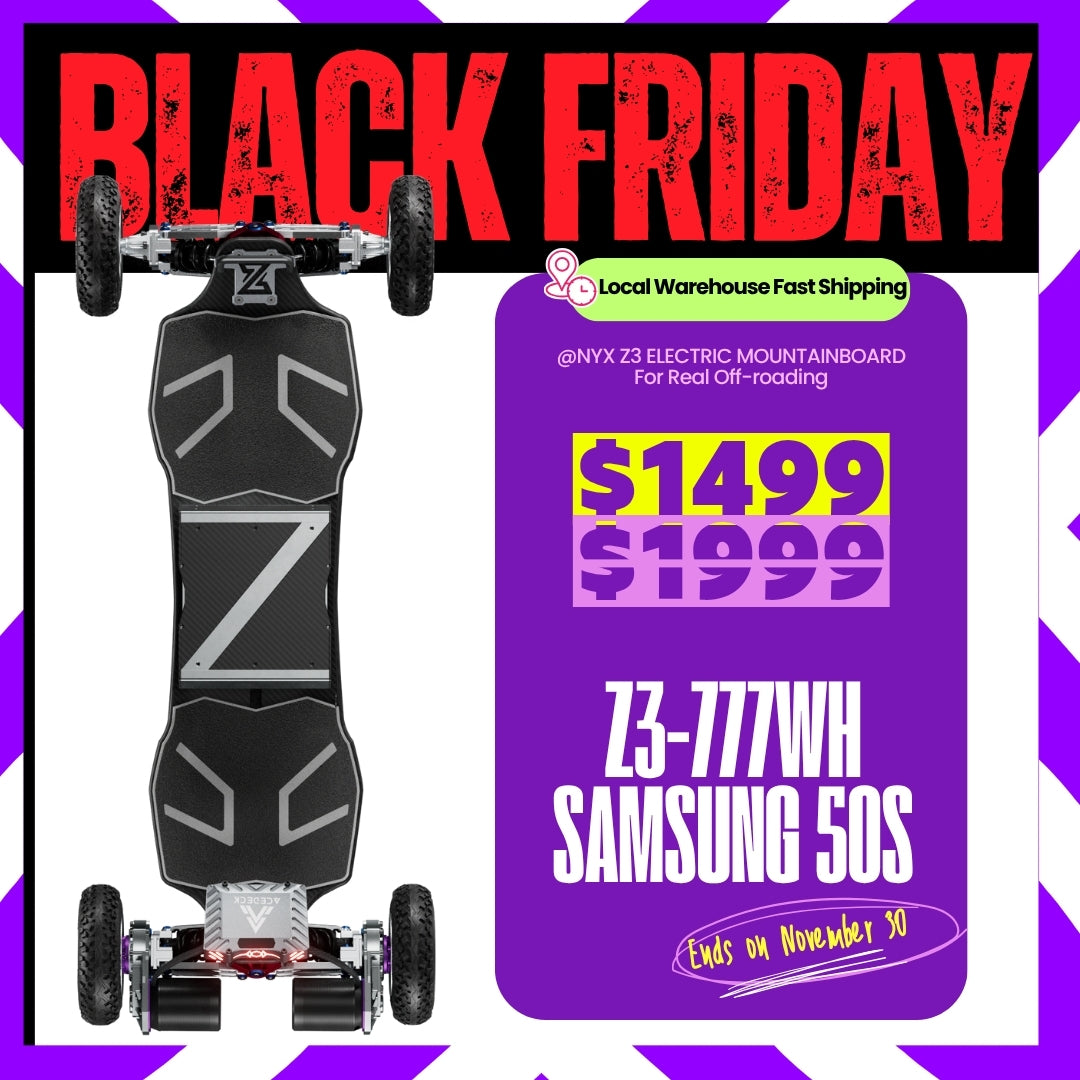 Acedeck® Nyx Z3 Off-road Electric Skateboard