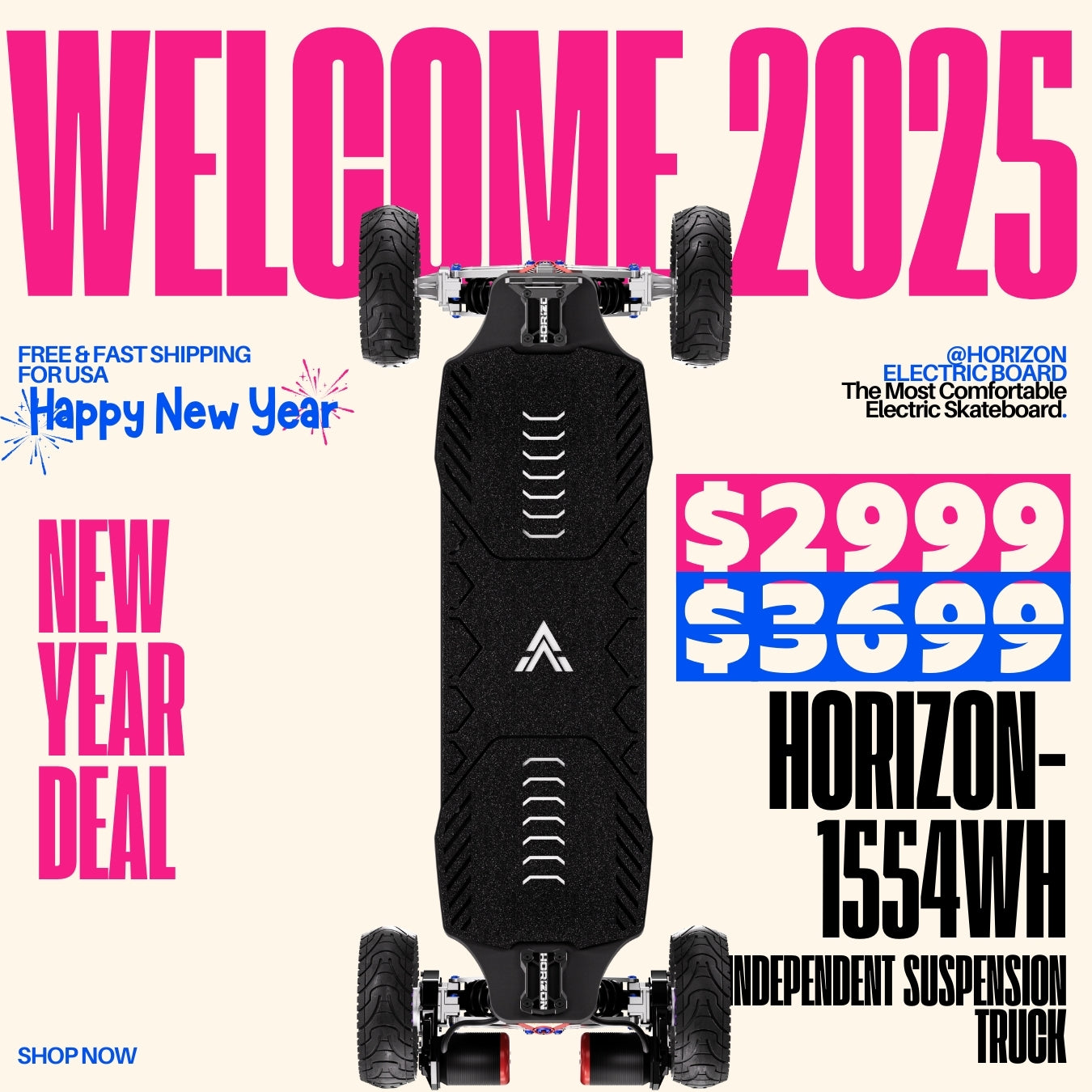 Acedeck® Horizon Electric Skateboard-Flash Sale