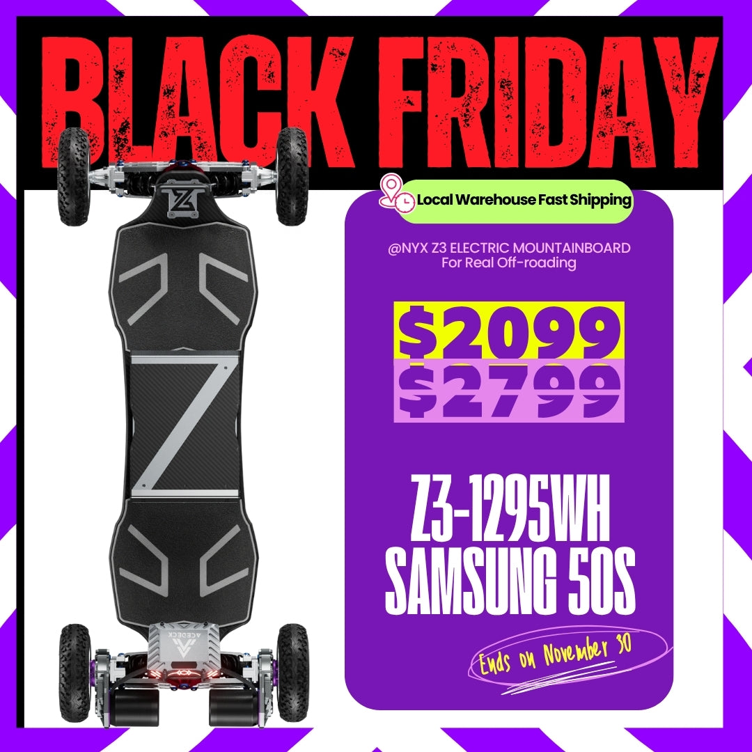 Acedeck® Nyx Z3 Off-road Electric Skateboard