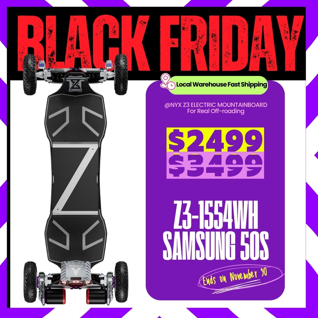 Acedeck® Nyx Z3 Off-road Electric Skateboard
