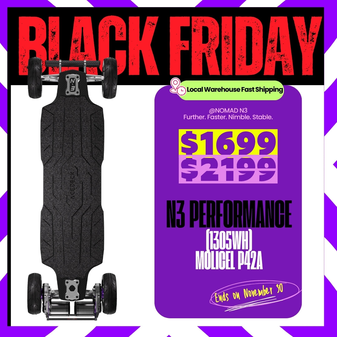 Acedeck® Nomad N3 Electric Skateboard