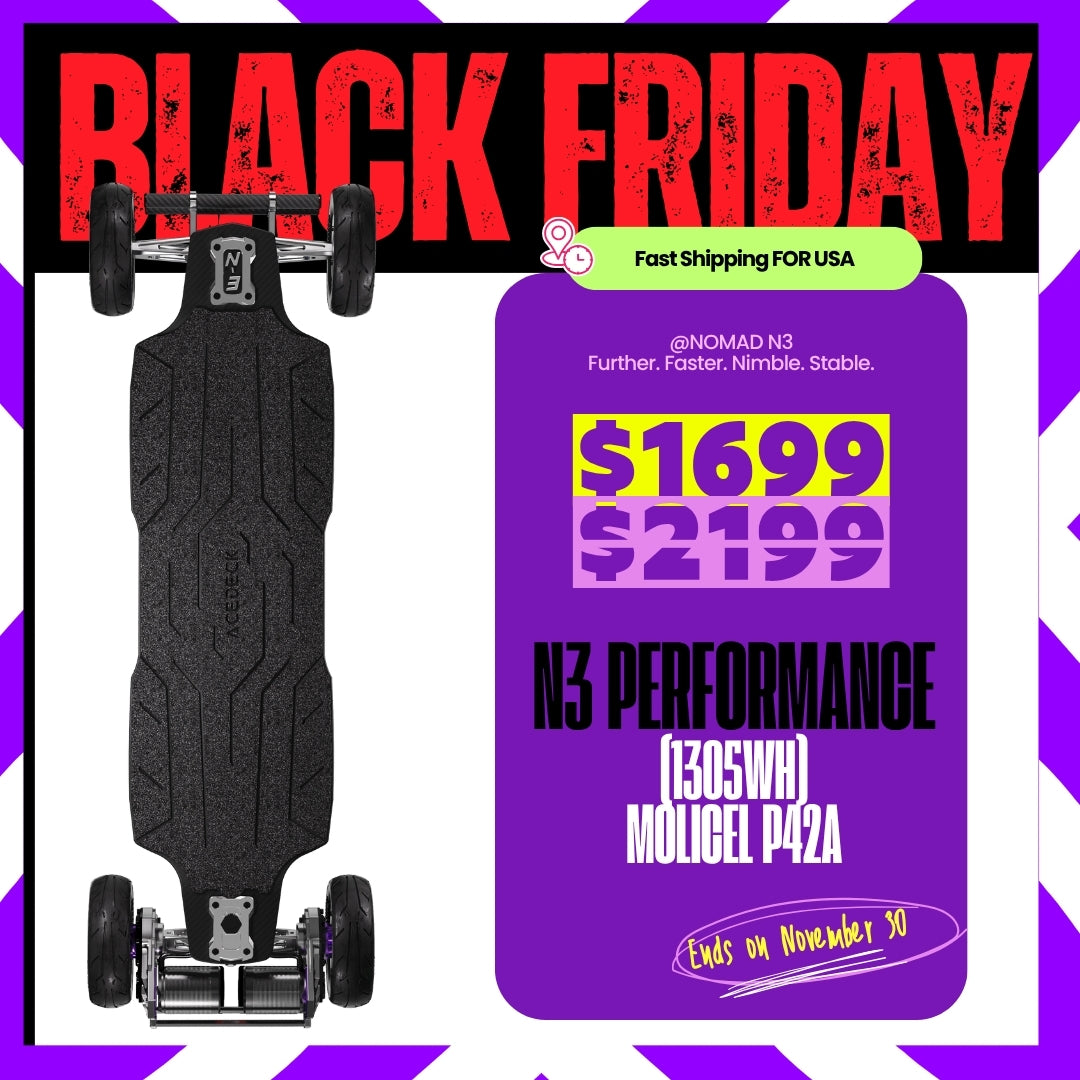 Acedeck® Nomad N3 Electric Skateboard