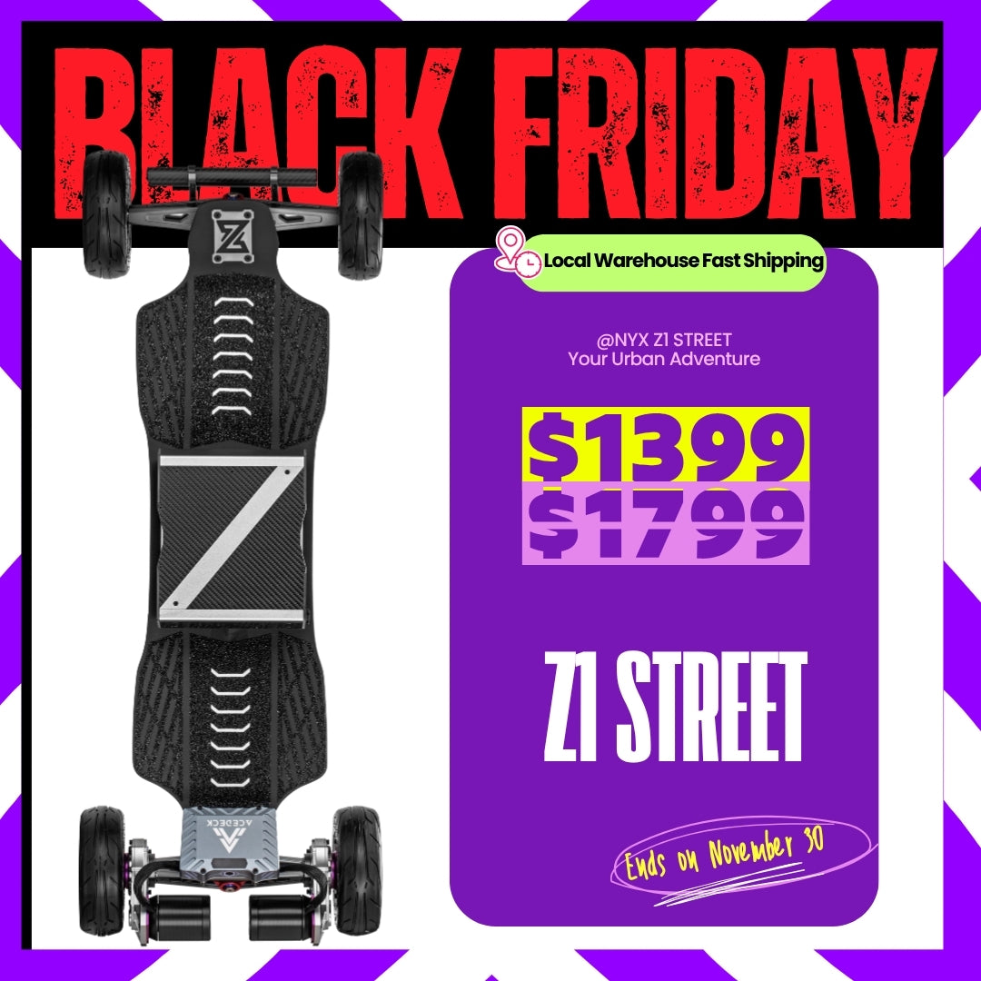 Acedeck® Nyx Z1 Electric Skateboard-2025 NEW