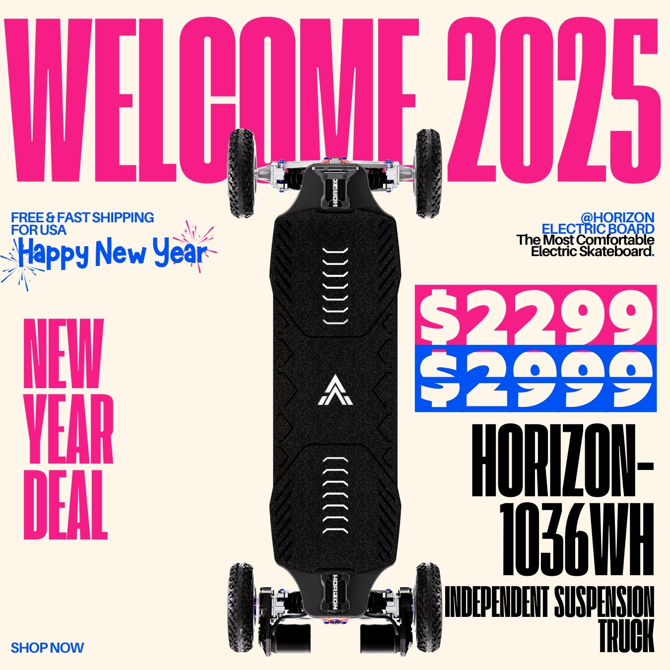 Acedeck® Horizon Electric Skateboard-Flash Sale