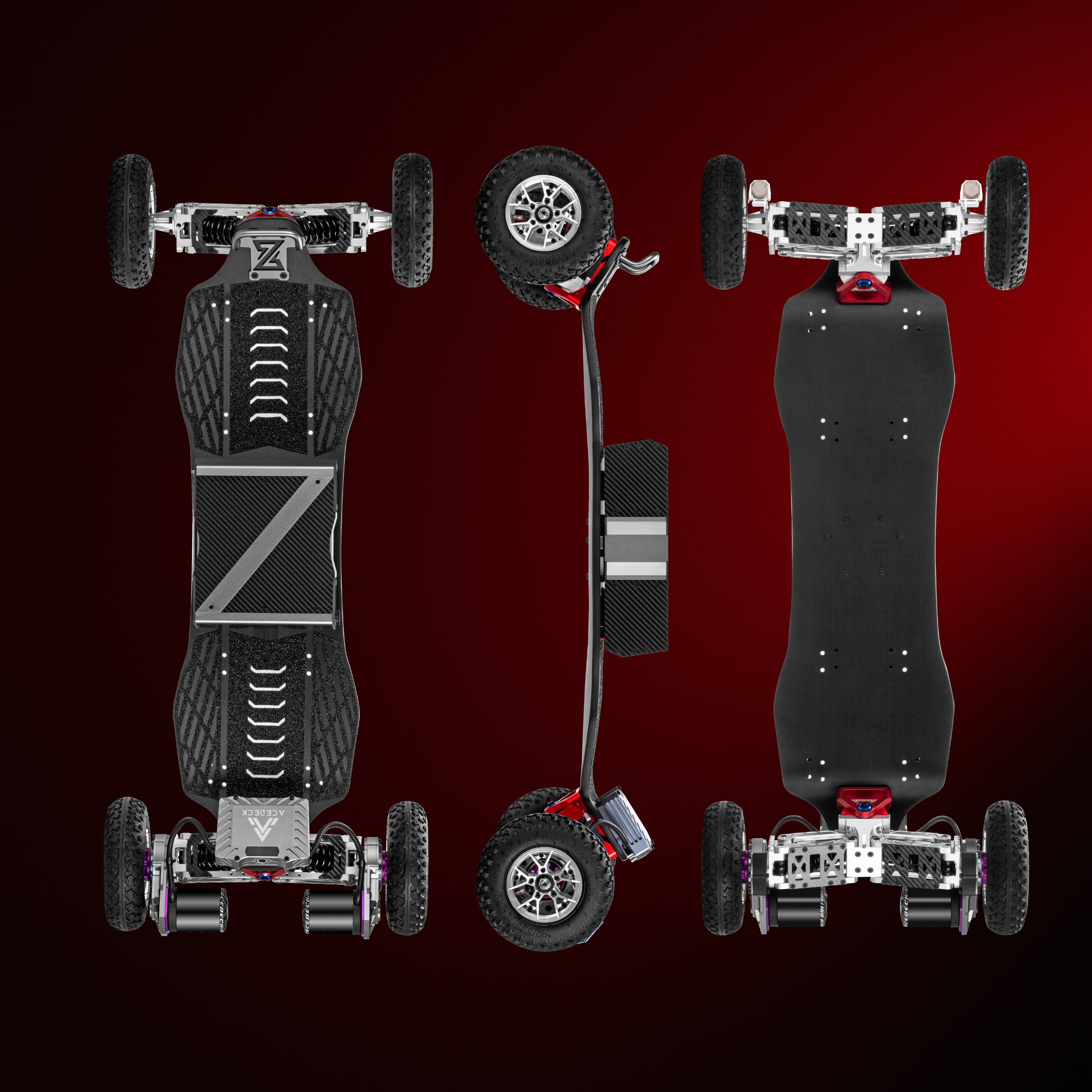 Acedeck® Nyx Z3 Off-road Electric Skateboard 3.0-Best off-road electric skateboard Acedeck® Electric Skateboards