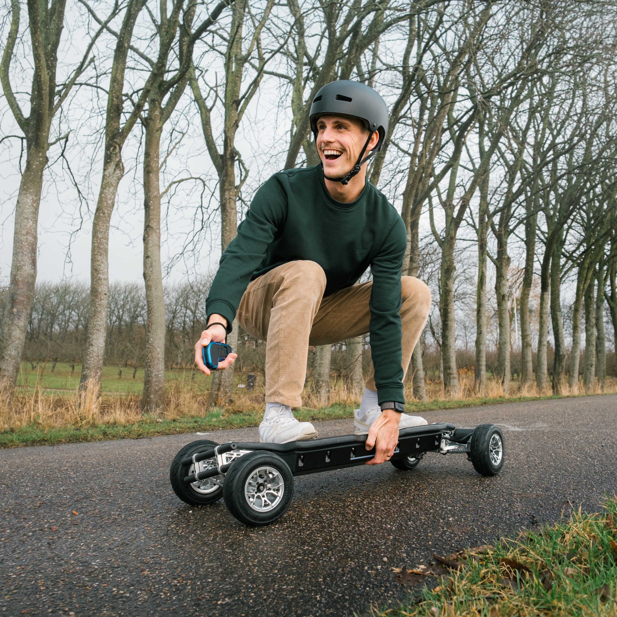 Acedeck® Nomad N3 Electric Skateboard-Best All-terrain Long Range Electric Skateboard Acedeck® Electric Skateboards