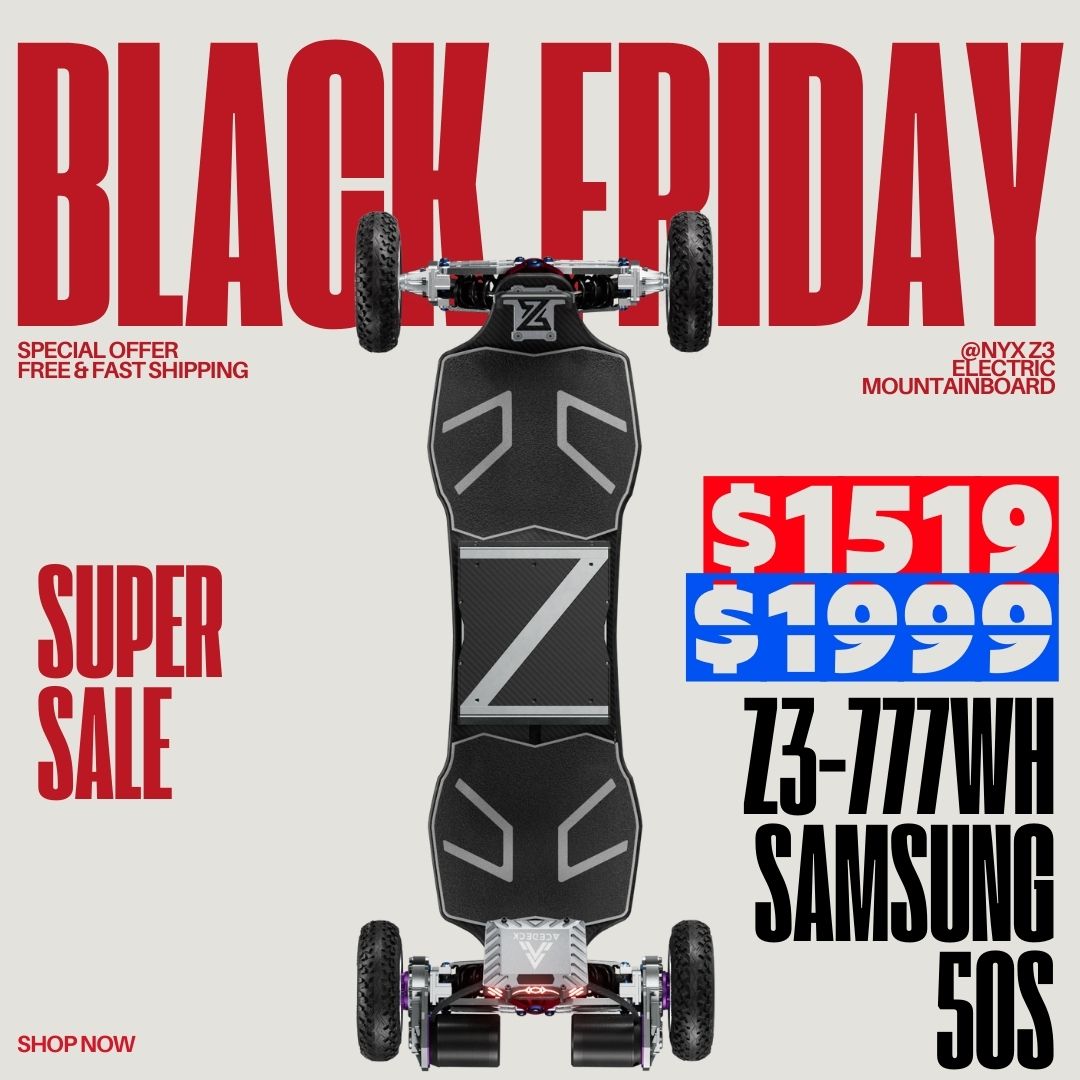 Acedeck® Nyx Z3 Off-road Electric Skateboard-Exclusive Member Sale