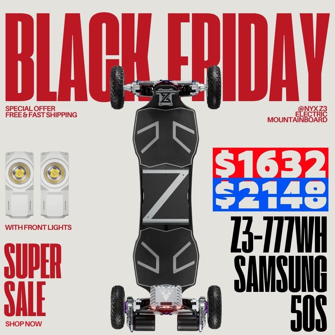 Acedeck® Nyx Z3 Off-road Electric Skateboard-Exclusive Member Sale