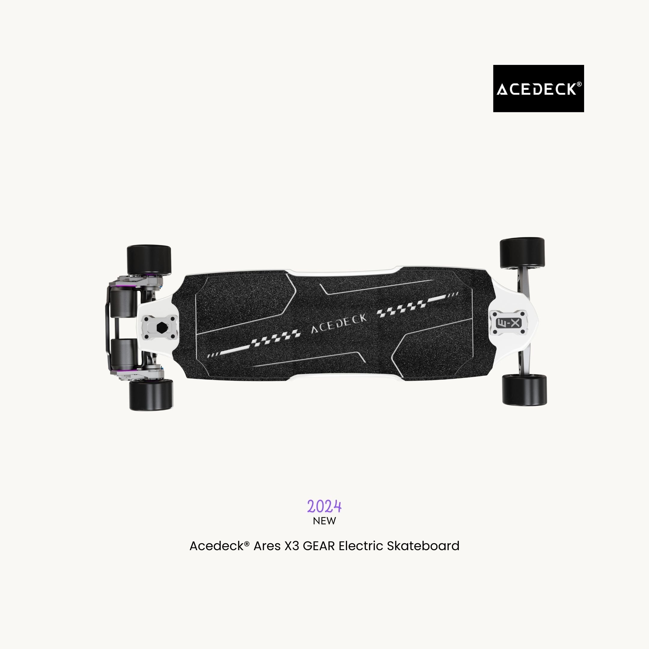 Acedeck® Ares X3 GEAR Electric Skateboard