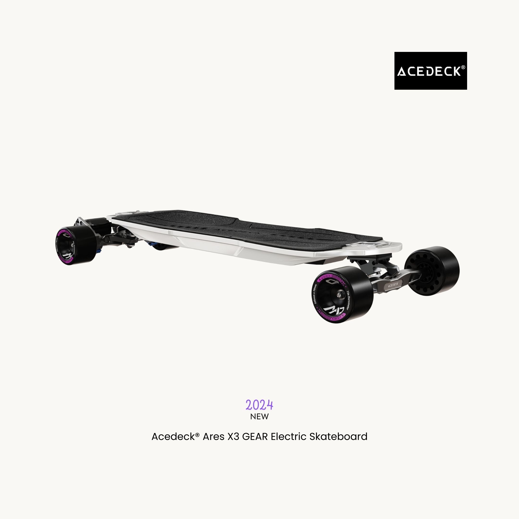 Acedeck® Ares X3 GEAR Electric Skateboard