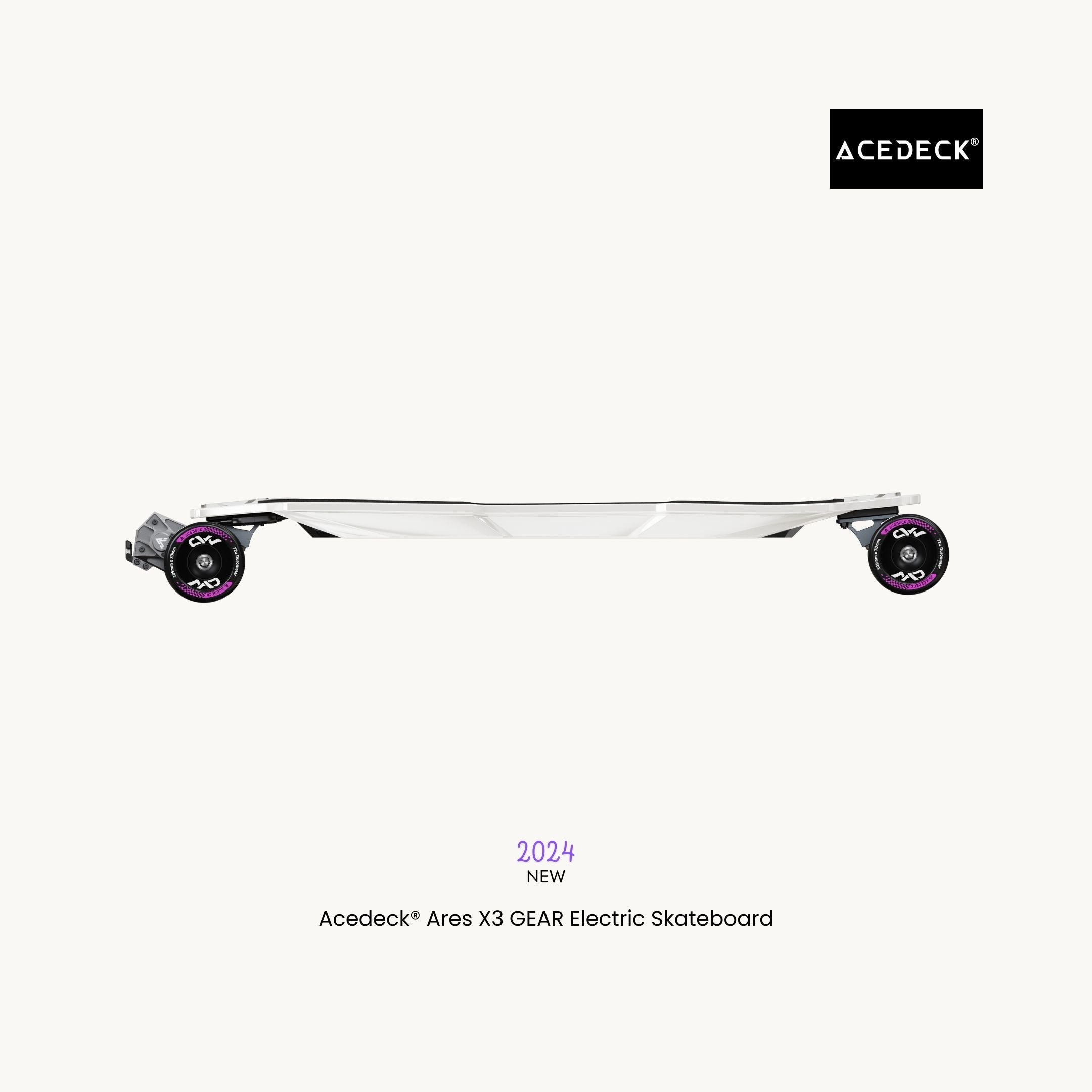 Acedeck® Ares X3 GEAR Electric Skateboard Acedeck® Ares X3 GEAR Electric Skateboard
