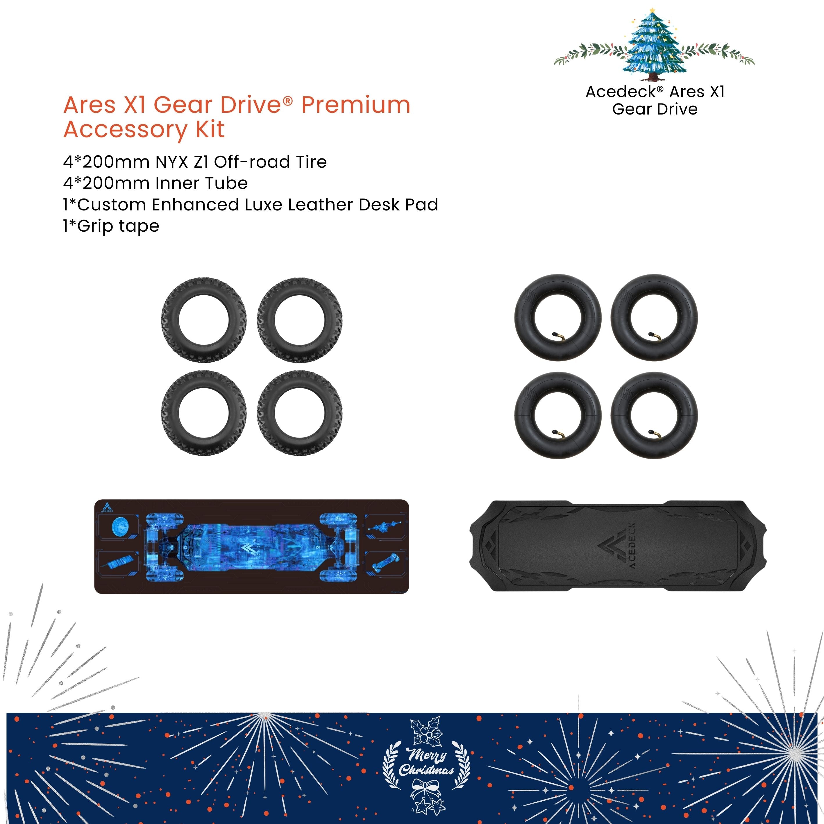 Ares X1 Gear Drive-Premium Accessory Kit
