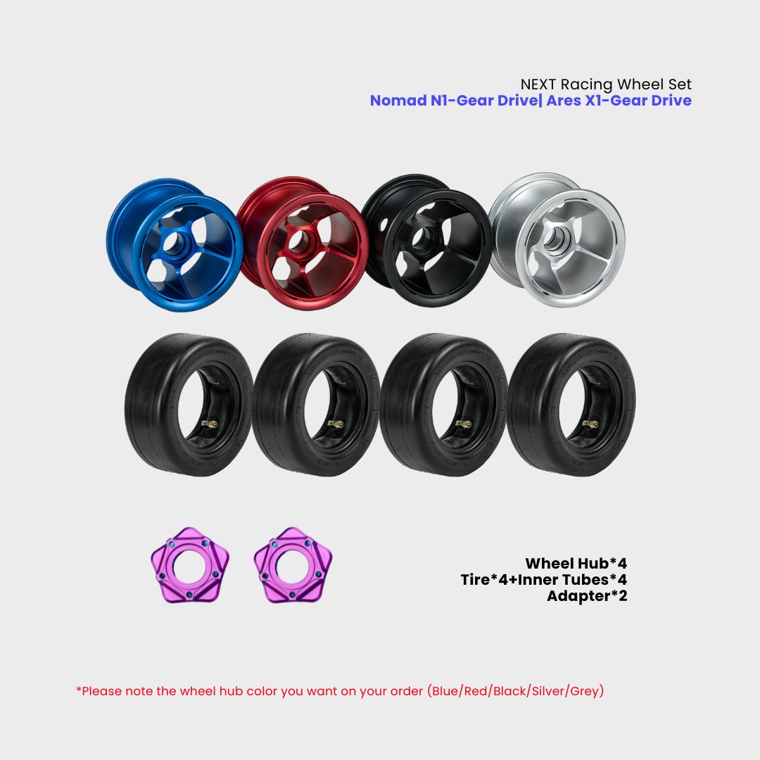 Acedeck®x Linnpower® NEXT Racing Wheel Set/Hub/ Slick Tire/ Inner tube 160*70mm - Nyx Z1, Nyx Z3, Ares X1, Nomad N1, Nomad N3